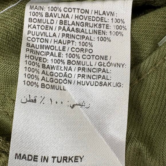 Ragged Priest Combat Jeans Green Khaki Denim High Rise Organic Cotton Cargo 28 - Picture 9 of 16